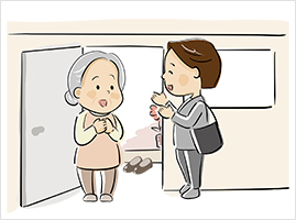 「リハビリ専門職による訪問サービスの提供」